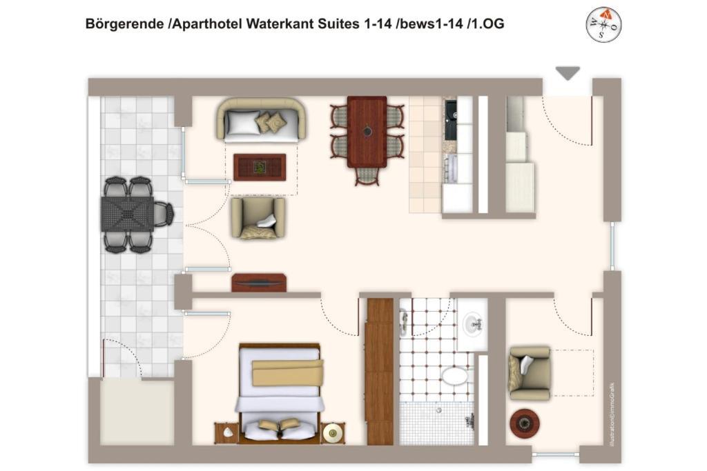 Sunny Suite 14 - Elegantes Hotelapartment Mit Grossartigem Pool-Wellnessbereich Direkt Am Meer In Ruhiger Lage - Perfekt Fuer Mensch Und Tier Börgerende-Rethwisch Buitenkant foto